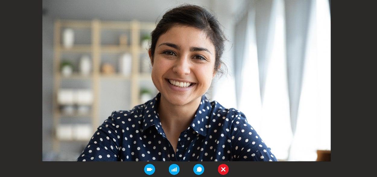 Woman on Video Chat